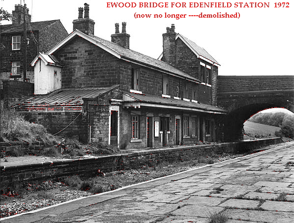 Ewood bridge for edenfield station 1972