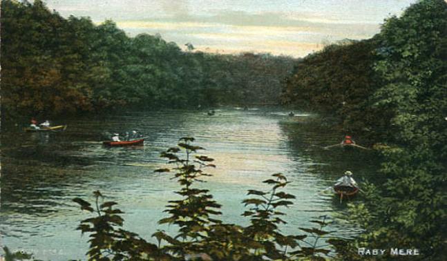 A busy lake in 1907
