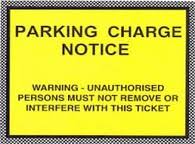 picture of parking charge notice
